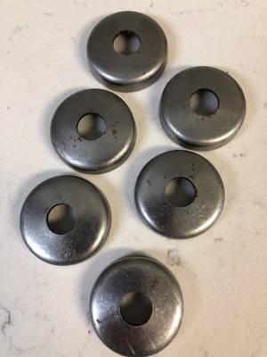 (6) 1.5" Steel Weld Caps For Wrought Iron Patio, Deck ...