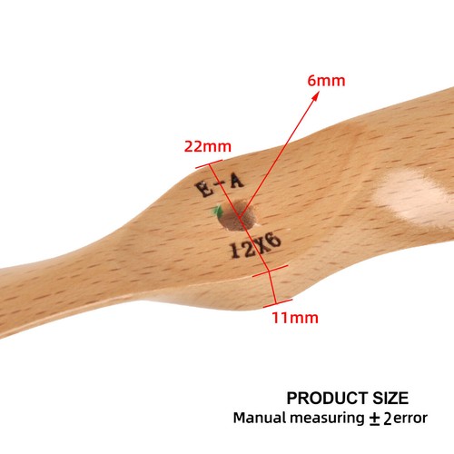 1 pieza hélice de 2 cuchillas 12-23 pulgadas de madera de haya utilería CW para avión eléctrico de radiocontrol - Imagen 8 de 19