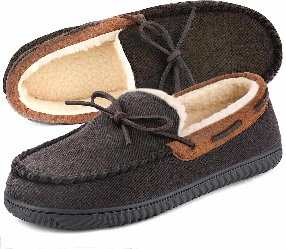 Moccasin house slippers hotsell