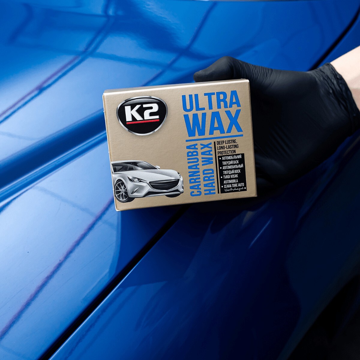 HARD CARNAUBA Ultra WAX CAR POLISH Paint LONG PROTECTION LUSTRE SHINE