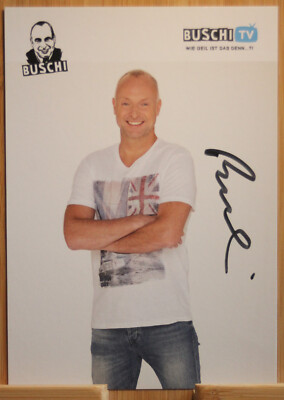 Frank Buschi Buschmann Orig Autogramm signiert Football RTL Ninja warrior - AK
