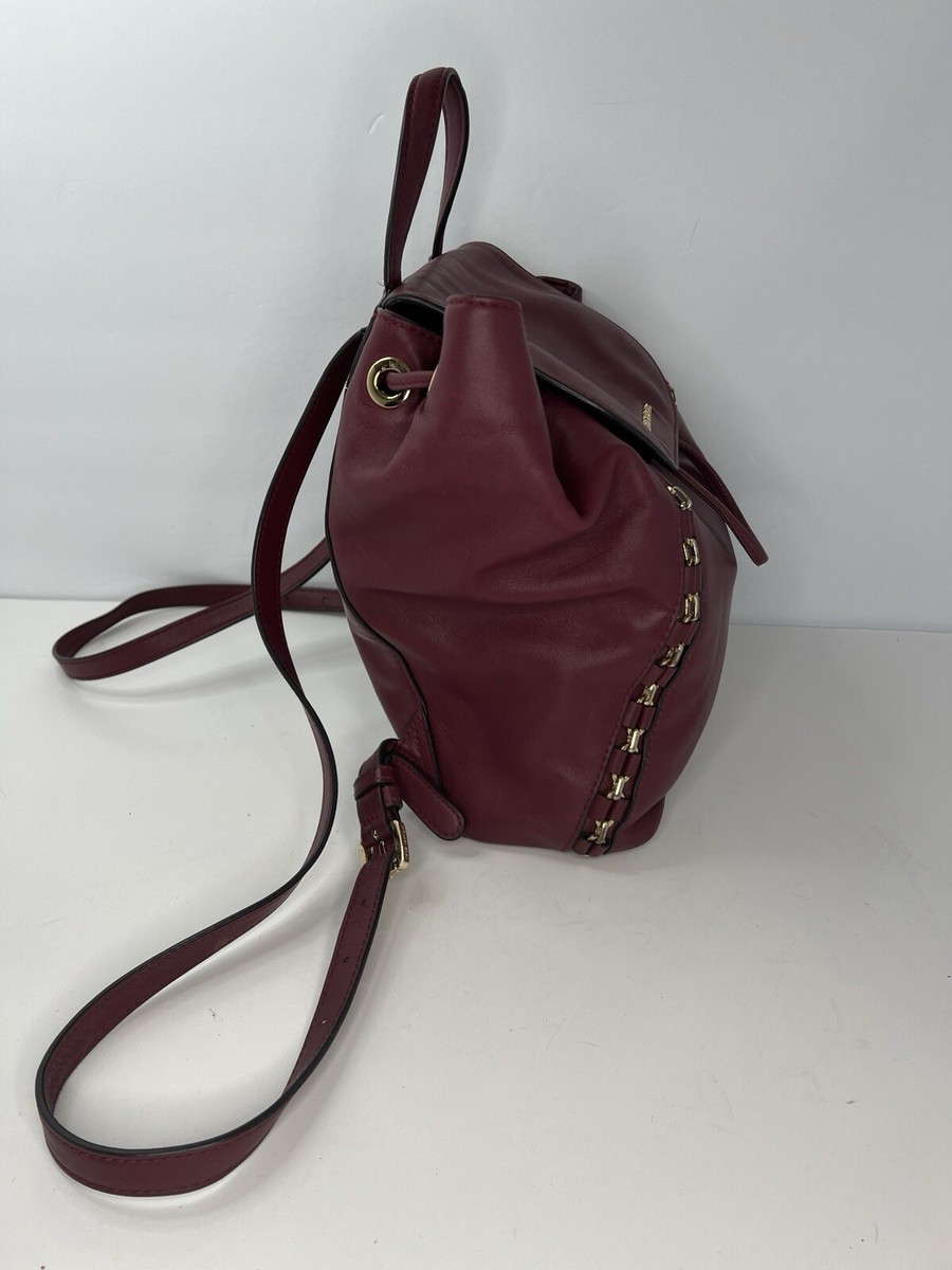Michael Kors SADIE Backpack Mulberry Leather Drawstring Medium 30F7GAEB2L Michael Kors SADIE Backpack Mulberry Leather Drawstring  main image 3