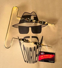 F&R Lowrider 16" Bumper Flat Twisted Gold.