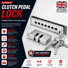 Anti Theft Car Brake Clutch Pedal Lock Steering Wheel Security Lock UK