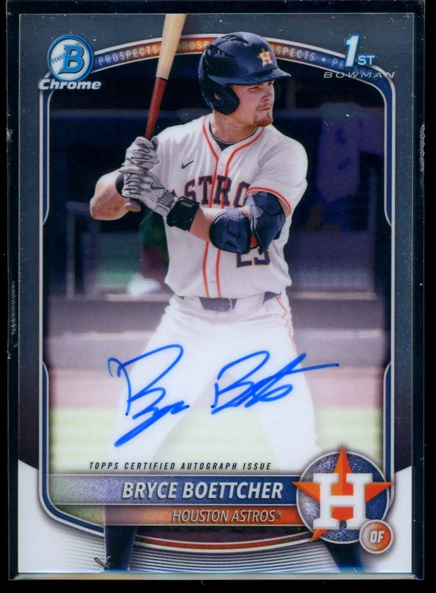 Bowman Houston Astros Baseball Sports Trading Card Singles 