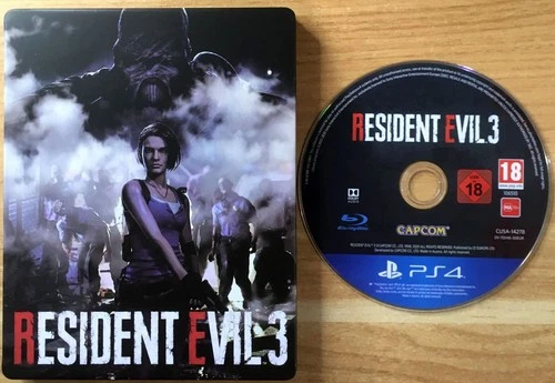 RESIDENT EVIL 3 COMPLET EN BOÎTE (STEELBOOK) SONY PS4 VERSION EURO (FR) CIB OVP