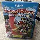 Paper Mario Color Splash  (Nintendo Wii U, 2016) CIB **please read description**
