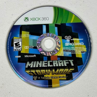 Minecraft Story Mode Xbox 360 Video Game Multiplayer Adventure DISC ONLY