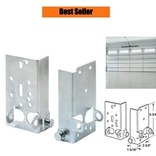Prime-Line GD 52197 Garage Door Bottom Lifting Brackets 7/16 in White