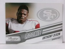 2010 Playoff Prestige Rookie Anthony Dixon #205 Rookie RC