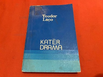 KATER DRAMA 1979 TEODOR LACO VINTAGE ALBANIA BOOK +
