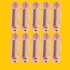 10xMB-15AK MIG/MAG M6 Welding Weld Torch Contact Tips Holder Gas Nozzle Gold