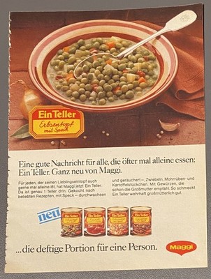 Werbeanzeige/advertisement A5:  Maggi Erbsentopf     1979  (WA469)