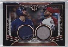 2020 Topps Tribute Dual Player Relics /150 Joey Gallo Nomar Mazara #DR-GMA 0rd2