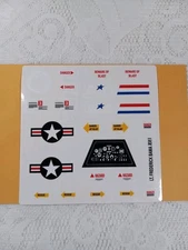 Gi Joe Sky Hawk Classified Decal Sheet, New Custom, Peel And Stick, Read Disc