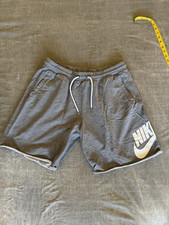 Nike Men s Gray Knit Athletic Shorts 2XL Draw...