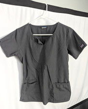Cherokee Workwear Unisex 3 Pockets V-Neck Scrub Top S