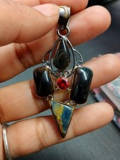 Natural Pietersite Gemstone 925 Sterling Silver Wedding Pendant Handmade Jewelry