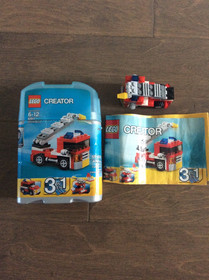 Lego Creator 3-in-1 6911 Mini Fire Rescue 100% Complete w/ Box & Manual