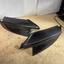 BMW 5 Series F10 M5 2011-17 Carbon Fiber Front Bumper Splitters Canard Fins new