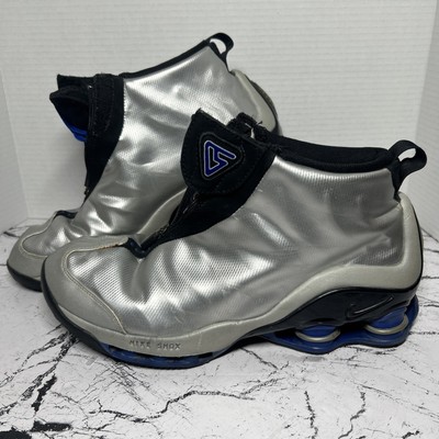 NIKE Shox VC 2002 US Men's Size 302277 001 Silver Black Blue