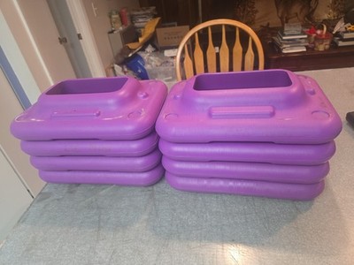 8x The Step Aerobic Exercise Platform Lavender purple 14''