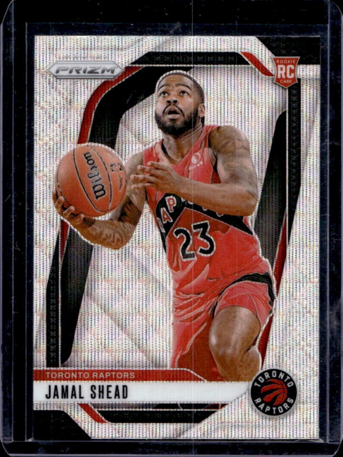 2024-25 Prizm Jamal Shead RC Wave Rookie #241 Raptors