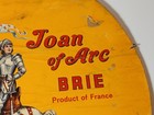 13 1/2" Vintage Joan of Arc Sign France Cheese Sign Lid Top Moonachie New Jersey — photo 4