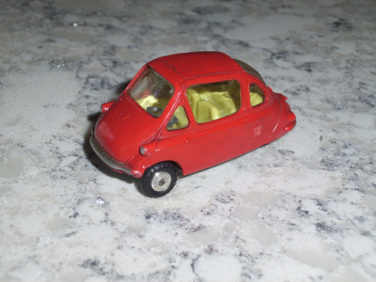 1960's CORGI TOYS #233 HEINKEL RED MADE IN GREAT BRITAIN | eBay