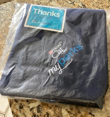 Purina Cat Chow My Perks Embroidered Logo Throw Blanket Home~Travel~Car~Event