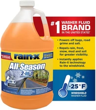 Rain-X All Season -25°F 2-In-1 De-Icer & Bug Remover Windshield Washer Fluid - 1