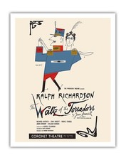 The Waltz of the Toreadors - Vintage Theater Poster by Saul Steinberg 1958