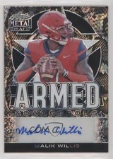 2022 Leaf Metal Draft Armed & Dangerous Snake Crystals 2/5 Malik Willis Auto qf8