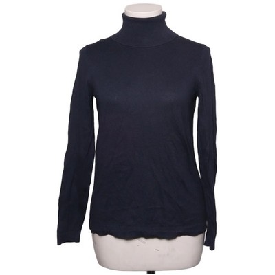 Edco, Strickpullover, Größe: M, Blau, Bio-Baumwolle/Viskose, Einfarbig #7Nm