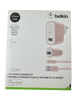 Belkin MixIt Up Car + Home Charger Kit - Pink