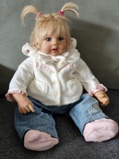 Doris Stannat Künstlerpuppe / Sammelpuppe, Vinyl reborn Puppe ca. 53cm, 1,9kg