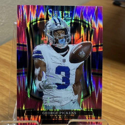 Panini 2025 Select Football Premier Level George Pickens #197 Cowboys