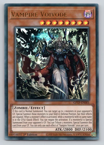 Vampire Voivode - GFTP-EN001 - Ultra Rare - 1st Edition - Yugioh