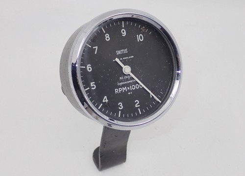 Vintage Smiths 10,000 RPM Chronometric Tachometer 10K Motorcycle Tach RC1313/00