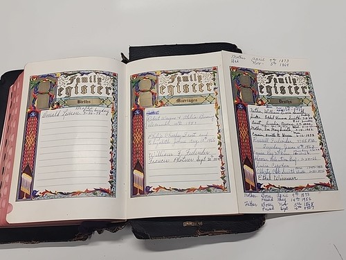 HOLY BIBLE Light Of The World Edition 1945 King James Version Red Letter Concord - Picture 21 of 24