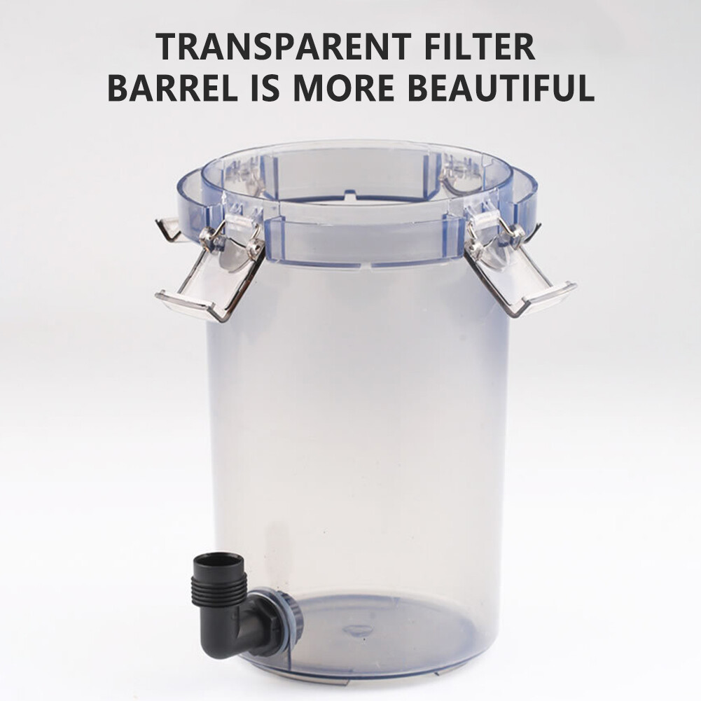 Aquarium Filter Bucket Fish Tank External Frosted Transparent (LW603