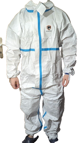 Schutzanzug XL - Chemikalienschutz -  Einweg Overall - Antistatisch - Typ 4/5/6 - Bild 5 von 6