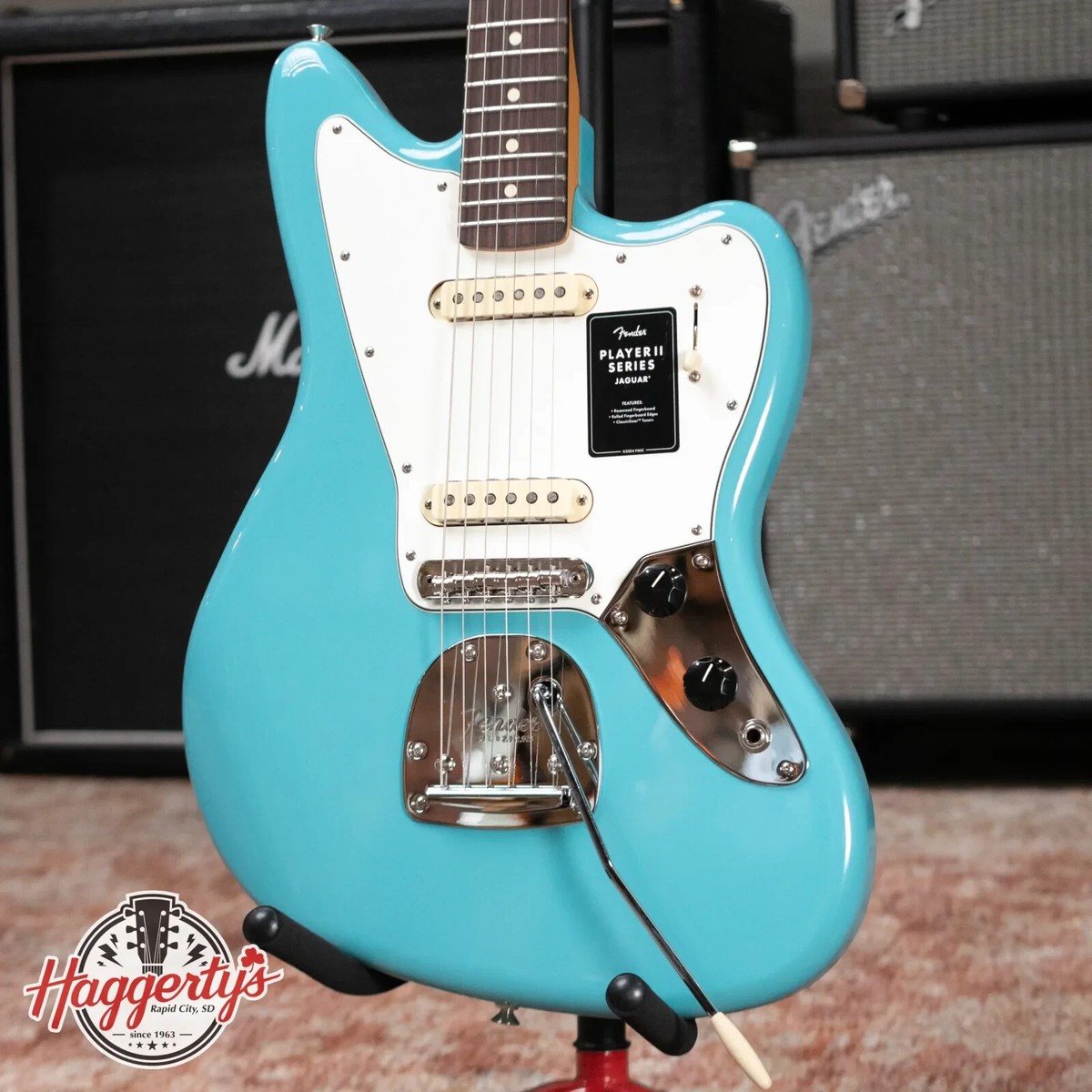 Fender Player II Jaguar - Aquatone Blue | eBay