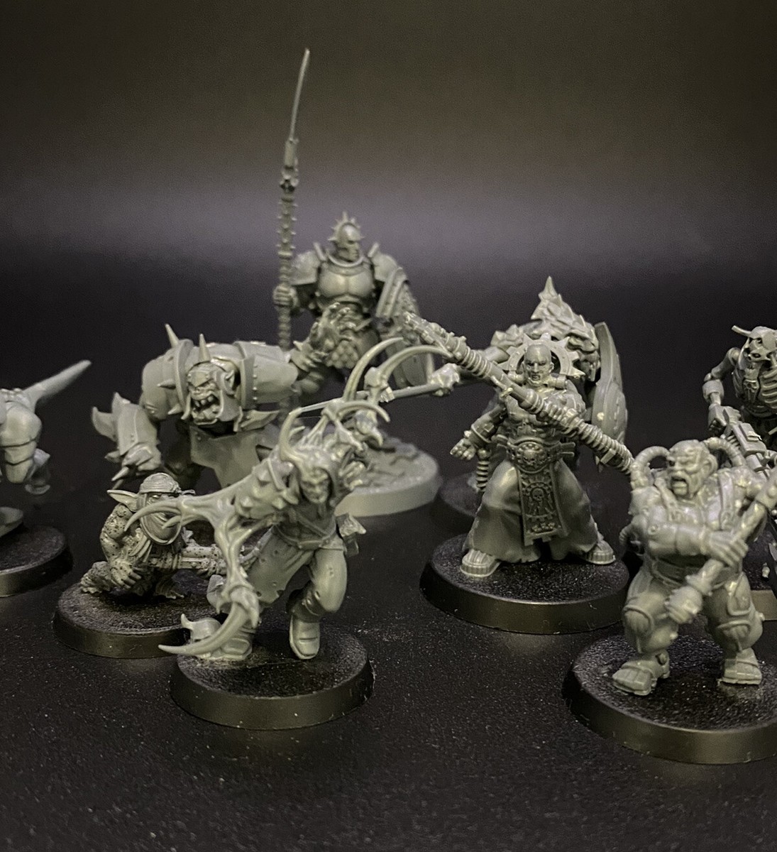 Blood bowl set ウォーハンマー Warhammer Unpainted Model Sampler Lot (x10) - 40k AoS Blood