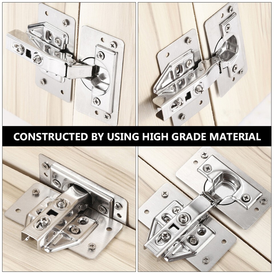 4 Sets Hinges for Doors Repair Sheet Furniture Plate eBay