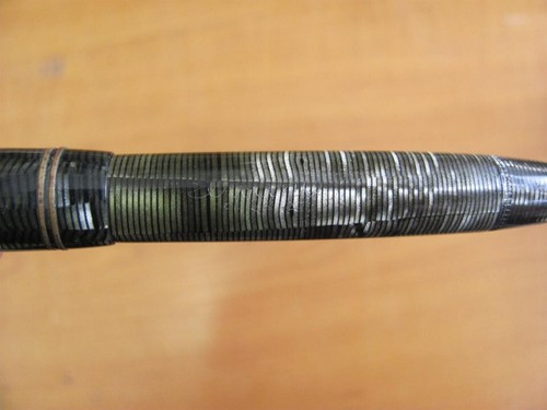 PLUMA ESTILOGRÁFICA AUTOMÁTICA DE ORO DE 14 QUILATES DE COLECCIÓN DÉCADA DE 1940 - CERVANTES - Imagen 6 de 10