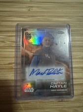 2024 TOPPS CHROME STAR WARS MARK ROLSTON CAPTAIN HAYLE AUTO REFRACTOR SP AHSOKA