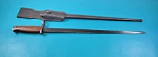 Belgium Model 1916 /35 Gendarmerie Rifle Bayonet T-Back Blade + Scabbard & Frog