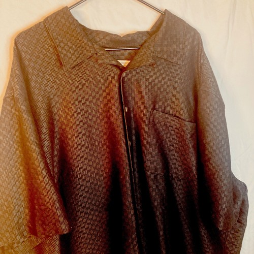 Island Passport Men's SS Black & Blue Shirt, Size 3XLT, Rayon Blend - Picture 8 of 9