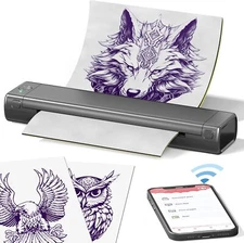 Tattoo Stencil Printer Mini Bluetooth Portable Thermal Machine Phomemo Printer